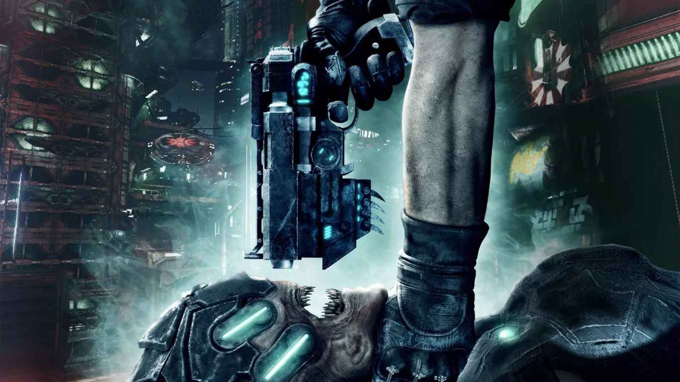 инопланетянин, prey 2, перчатка, оружие