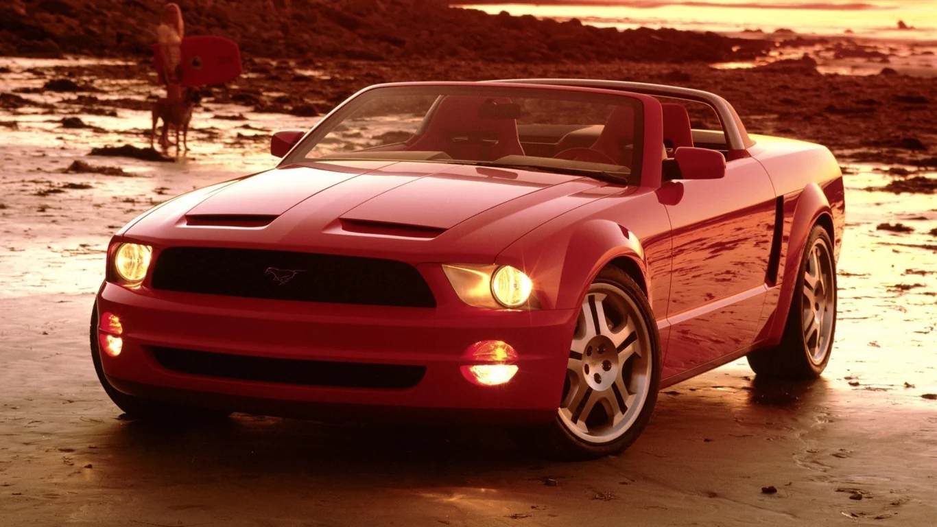 mustang gt, 2003, convertible concept