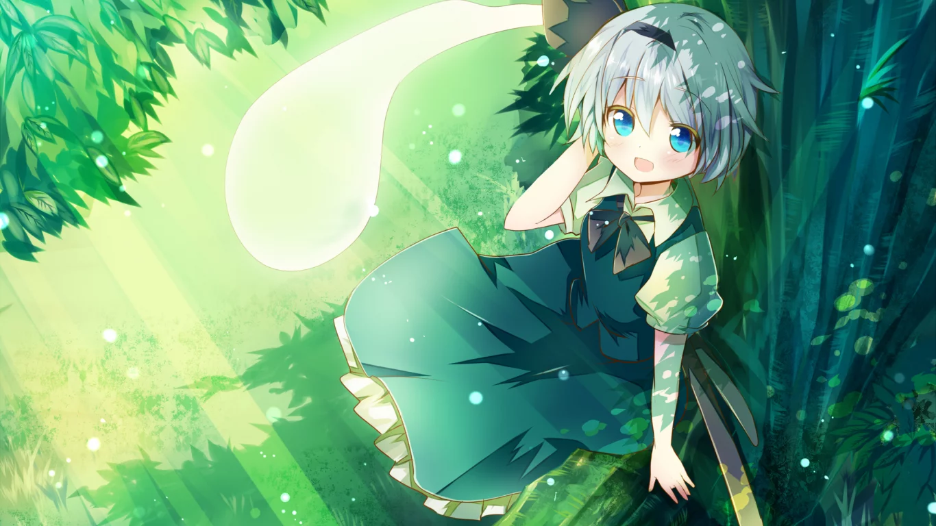 даммаку, солннце, девочка, konpaku youmu, настроение, лучи, аниме, touhou, лето