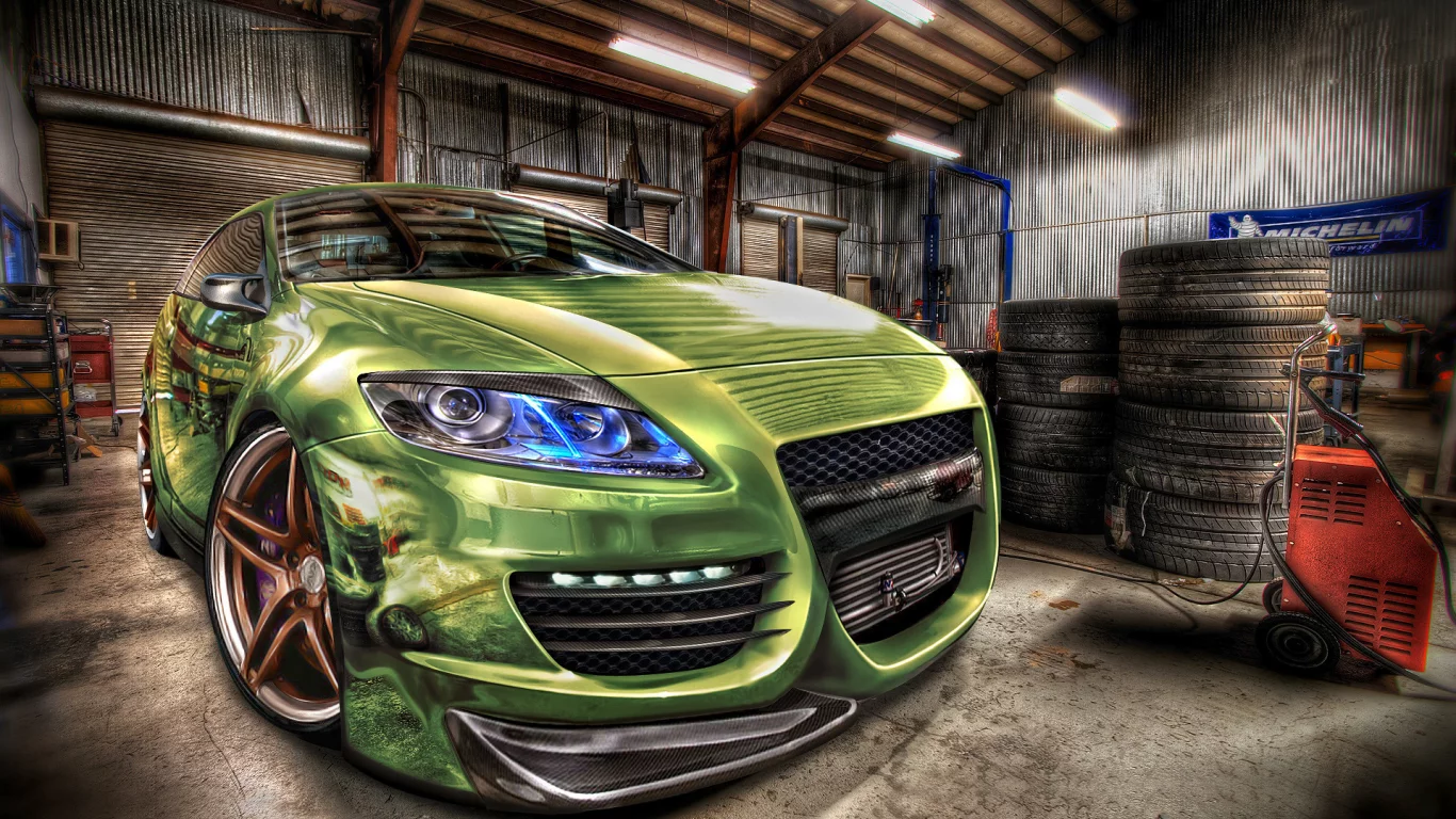 fisheye, crz, гараж, hdr, honda