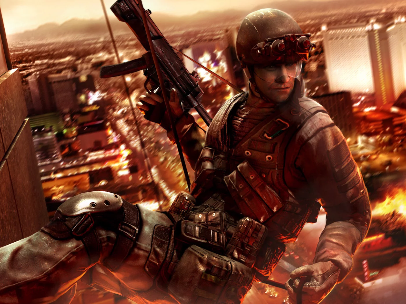 rainbow six, спецназ, мп5, огонь, вегас