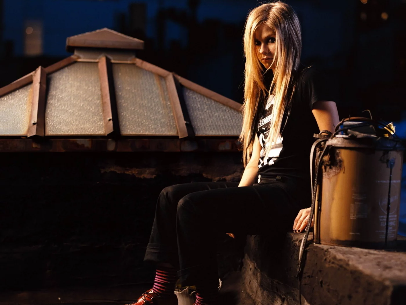 аврил лавин, крыша, avril lavigne