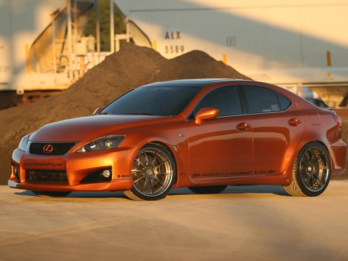тюнингованный, автомобиль, lexus, лексус