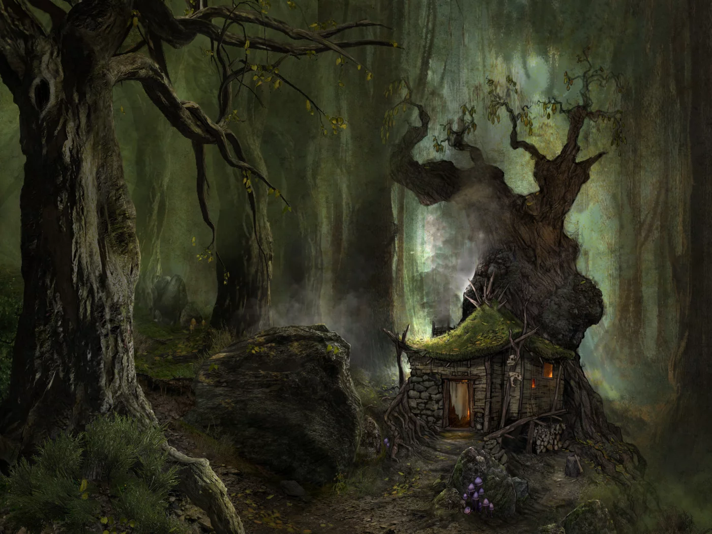 arcania gothic 4, лес, пейзаж, природа