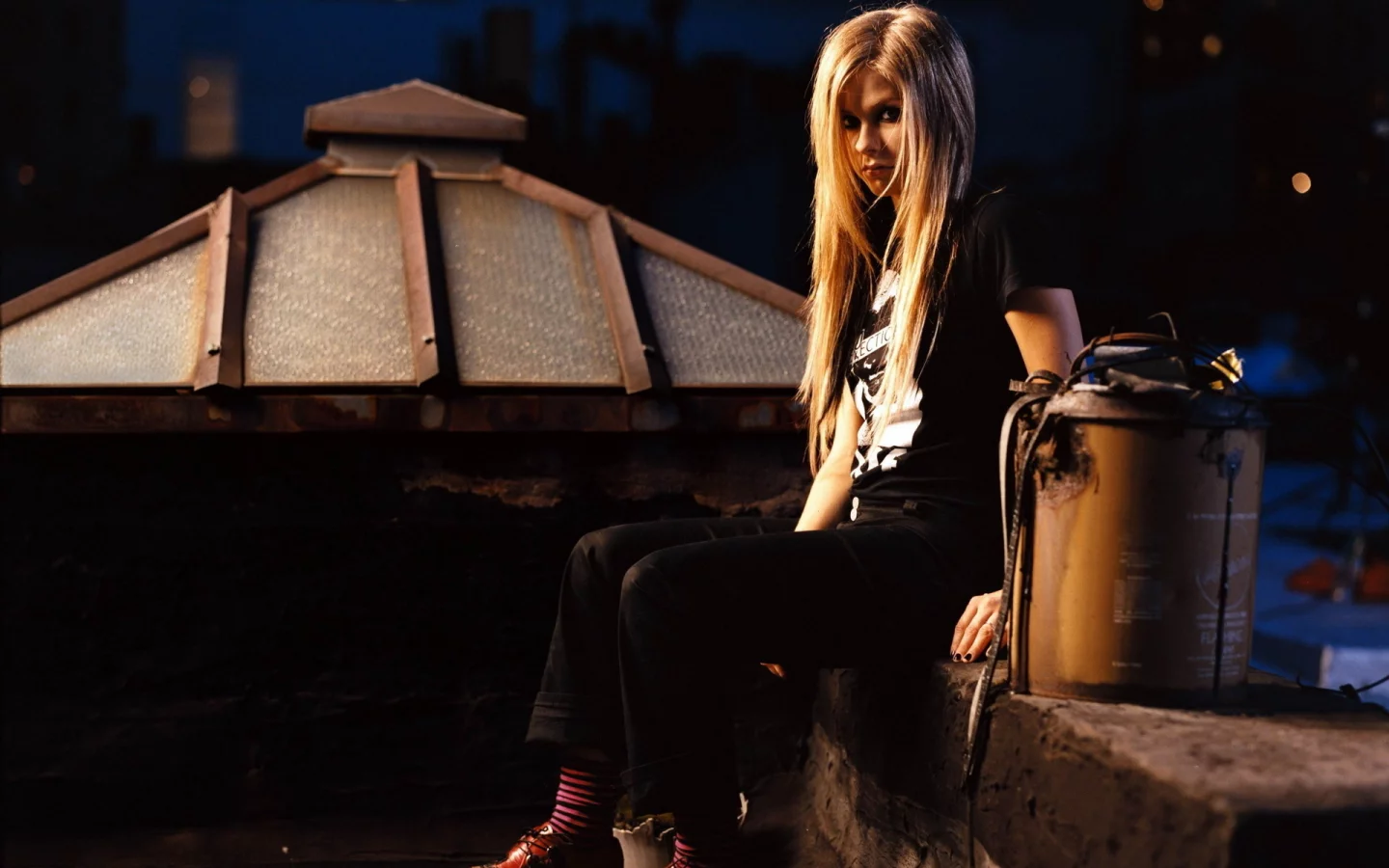 аврил лавин, крыша, avril lavigne