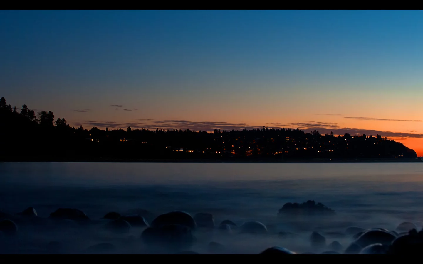 камни, закат, carkeek sunset, берег
