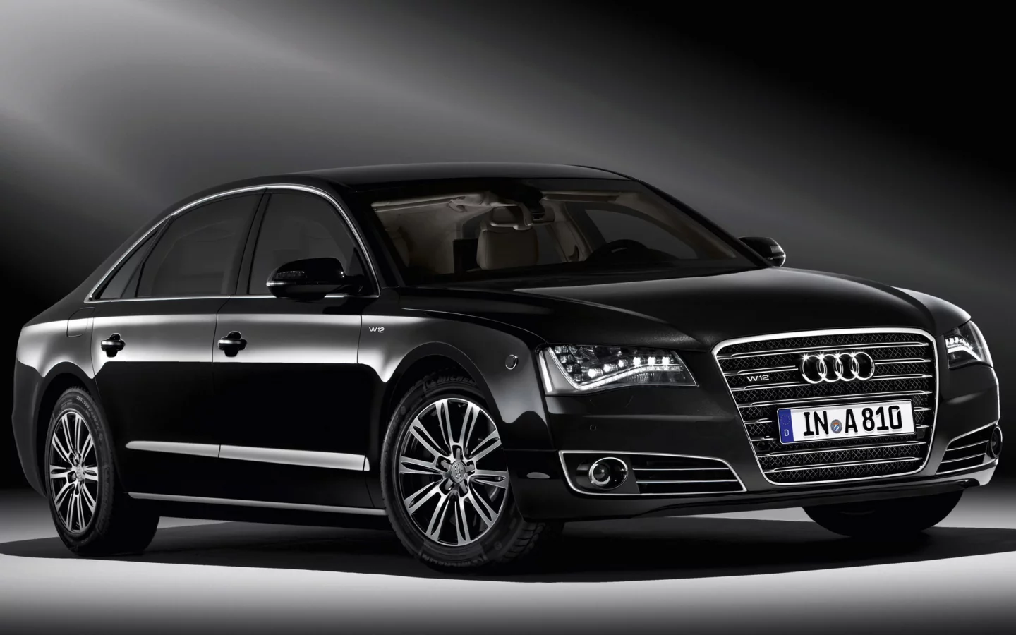 w12, ауди, черная, security, a8, audi, а8