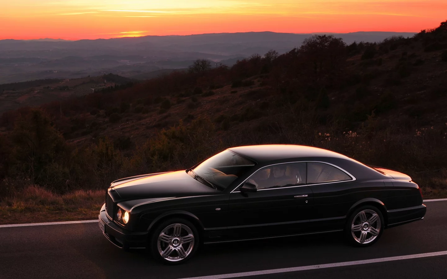 бентли, купе, brooklands, шикарная машина, закат, пейзаж, бруклэндс, bentley
