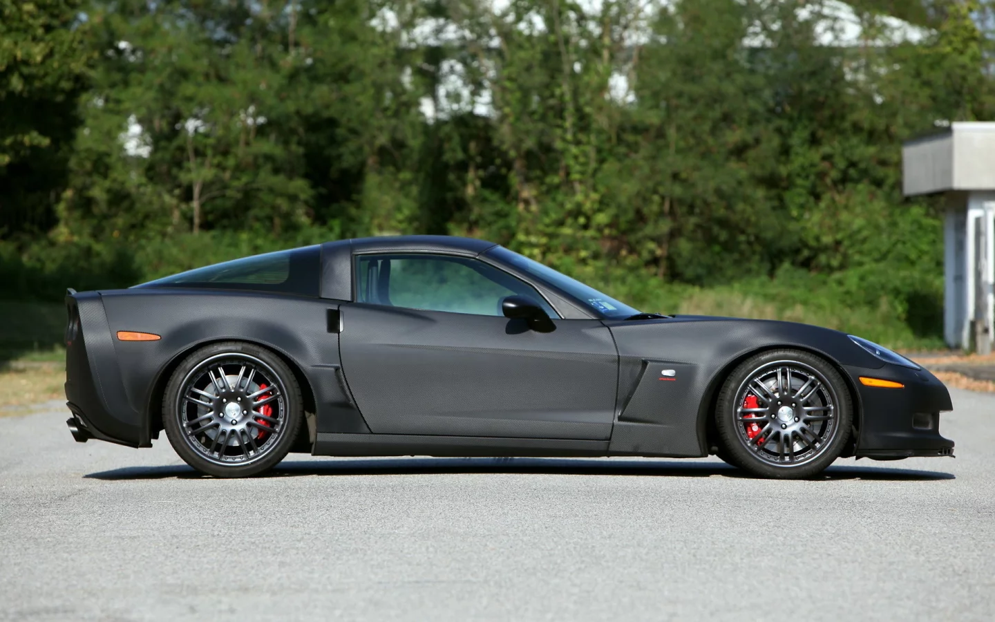 corvette, диски, черный, карбон, z06