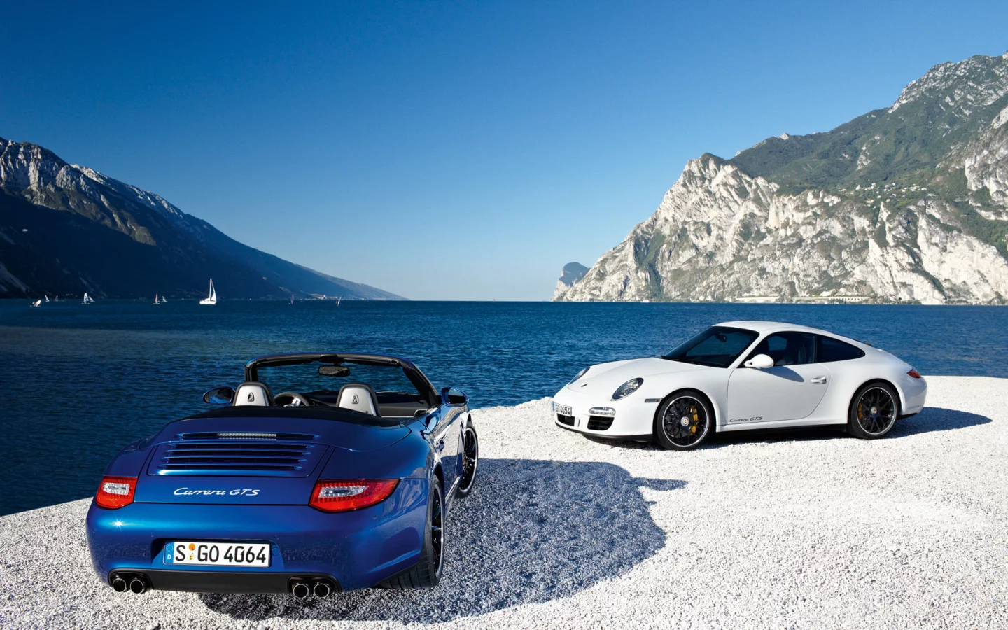 997, porsche, синий, белый