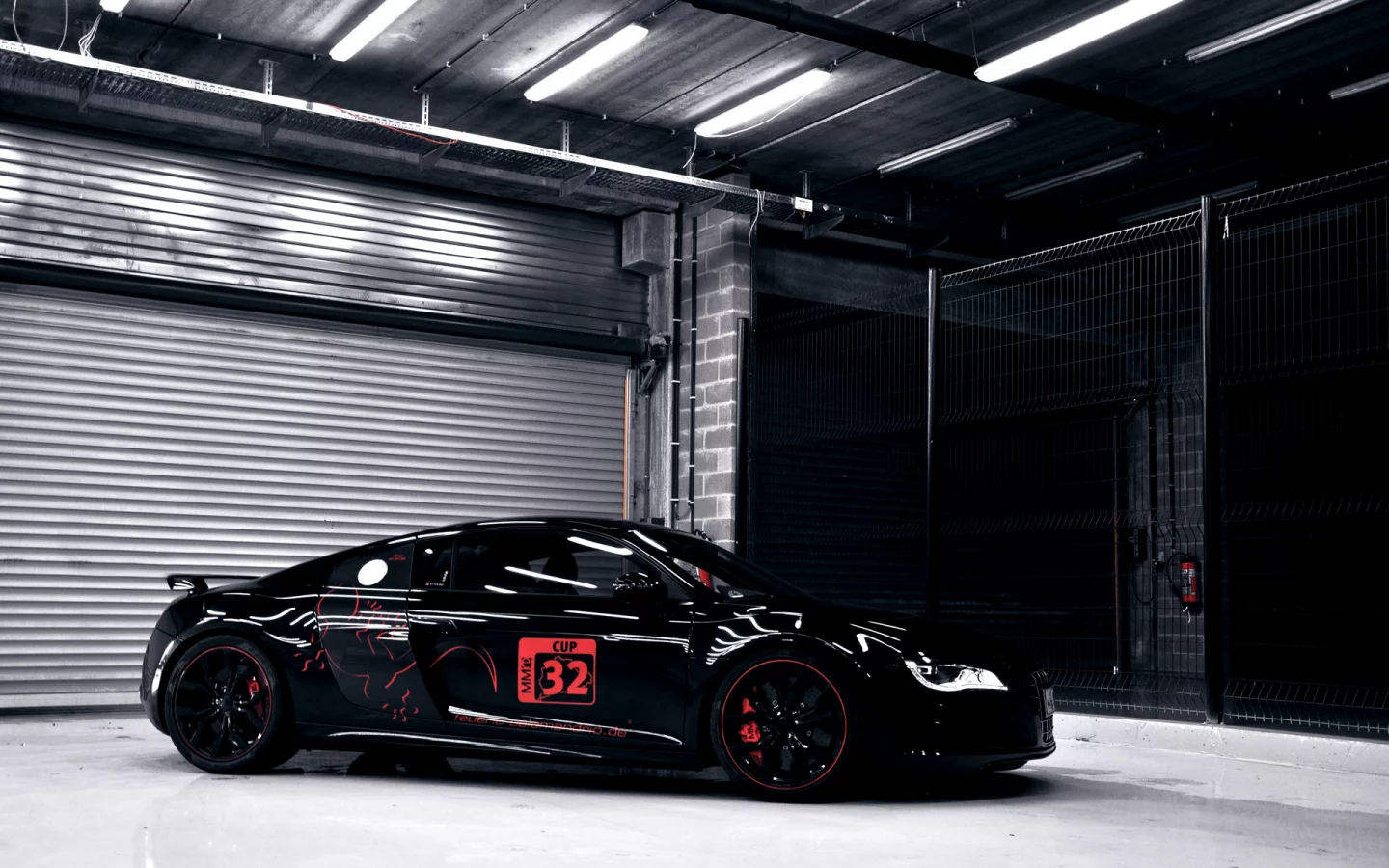audi, black, sport, r8, tuning, v10