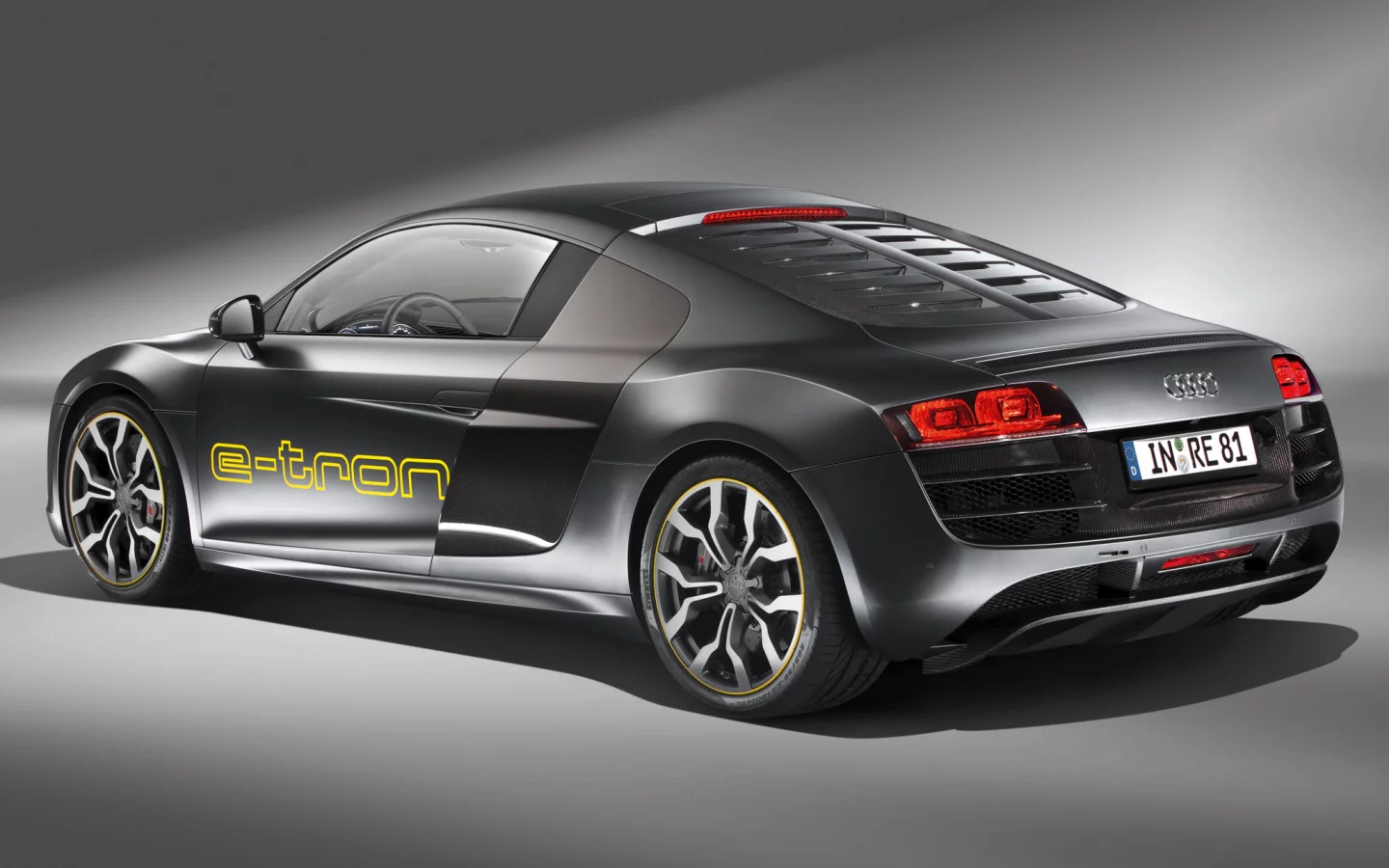 задняя часть, r8, audi, prototype, e-tron