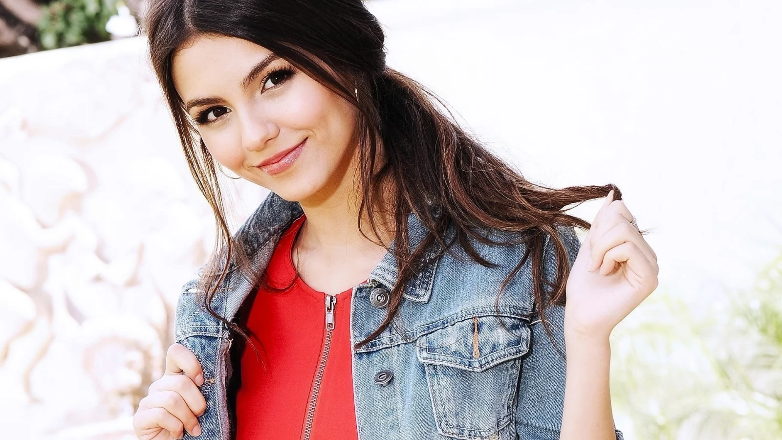 девушка, взгляд, victoria justice, улыбка