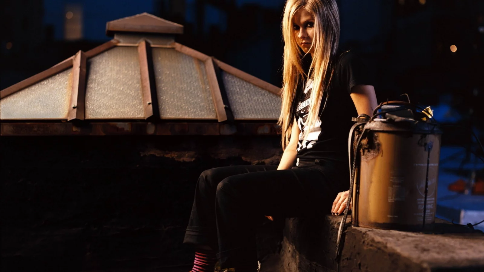 аврил лавин, крыша, avril lavigne