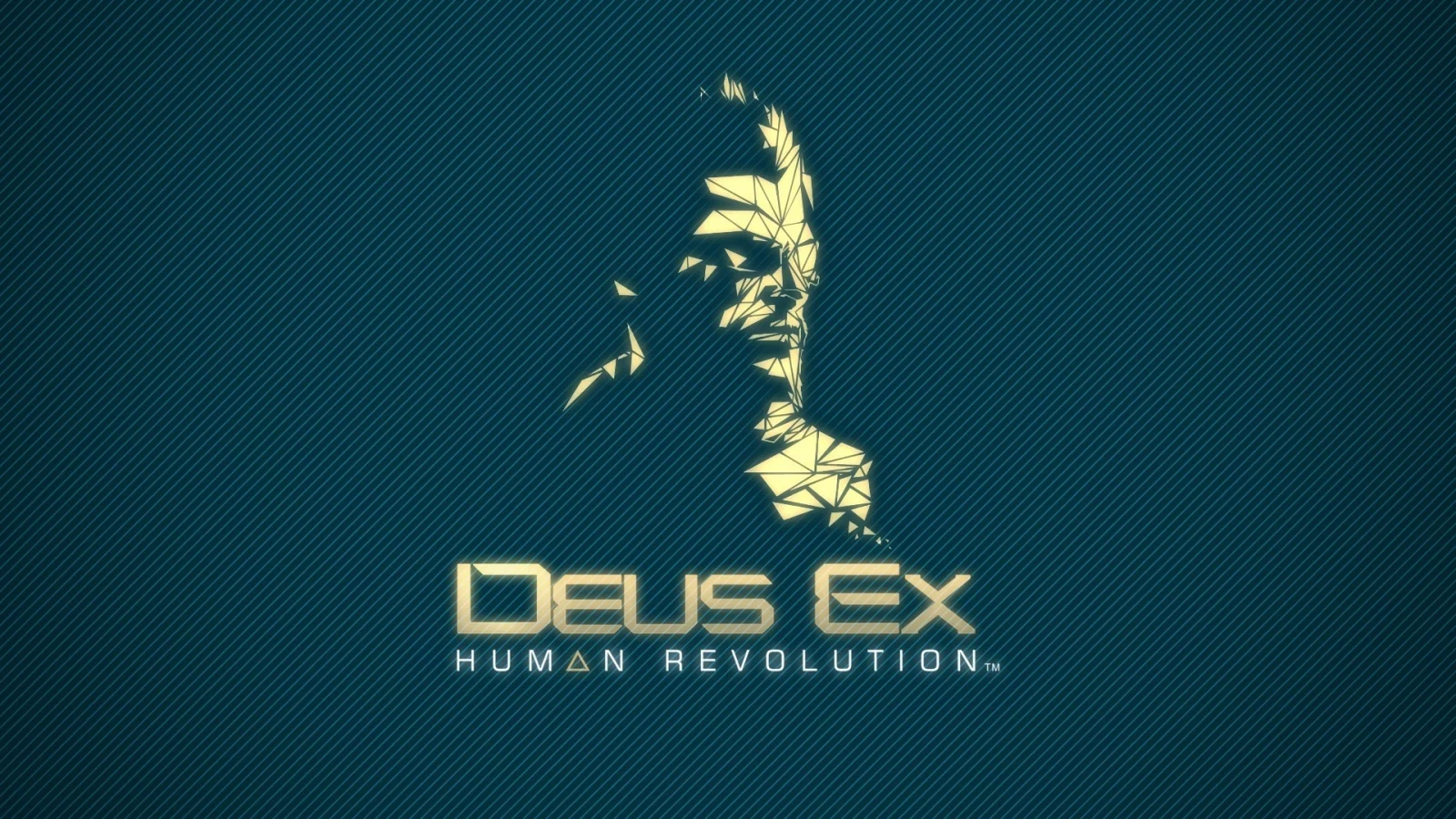 фан-арт, human revolution, адам дженсен, логотип, deus ex