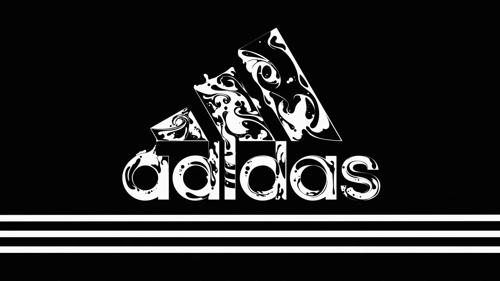 фирма, логотип, adidas