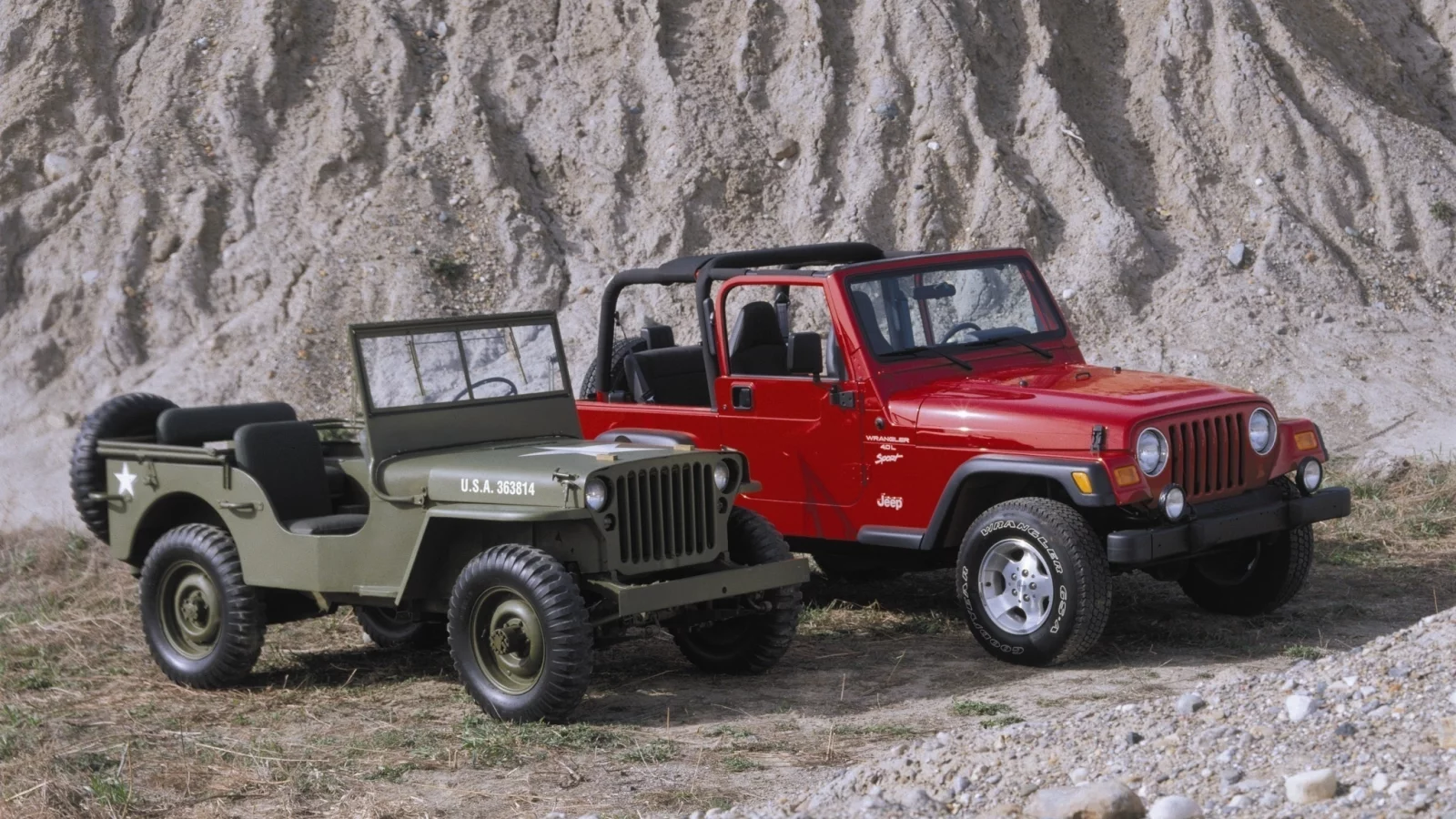 камни, новый, mixed, jeep, старый, willys mb, wrangler, гора