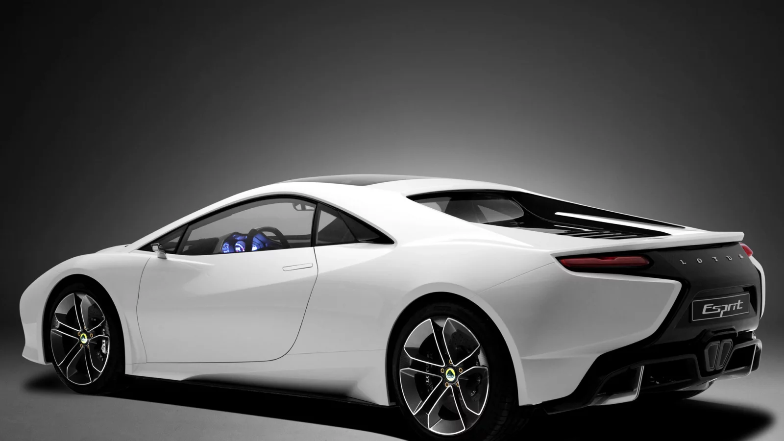 задняя часть, lotus, concept, white, esprit