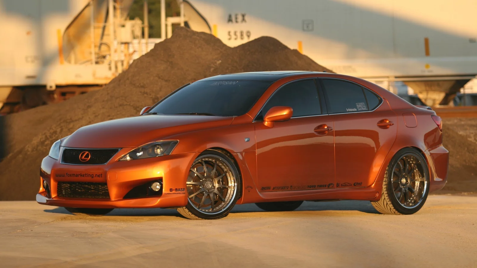 тюнингованный, автомобиль, lexus, лексус