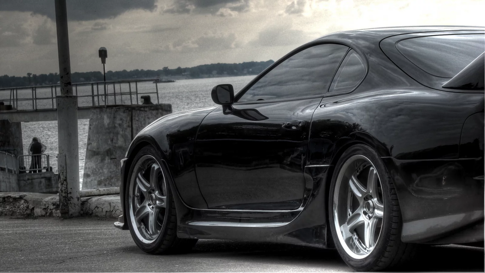 supra, toyota, black