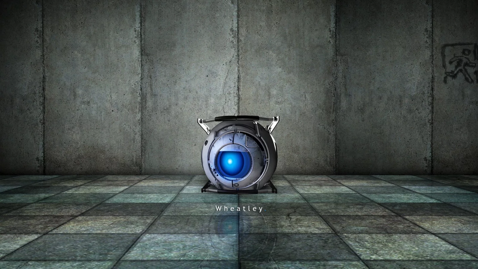 отражение, portal, wheatley