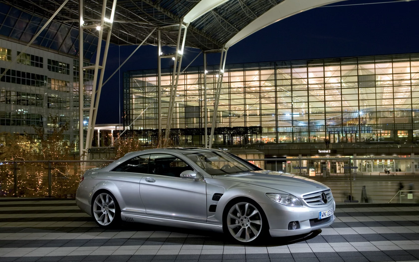 mercedes, cl-class, lorinser, серебристый