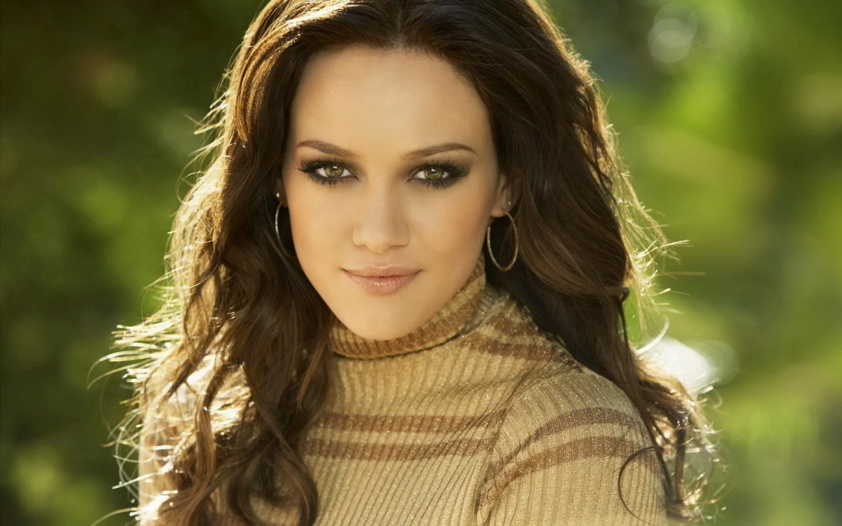 девушка, красивая, hilary duff, глаза, волосы