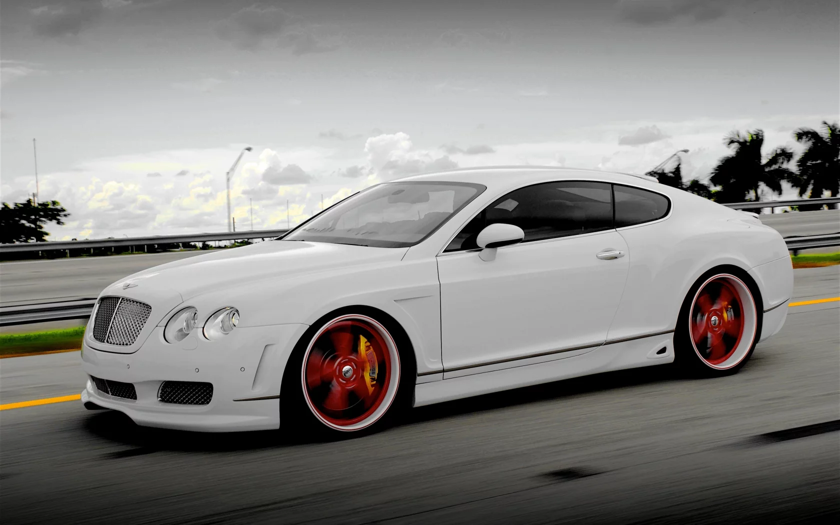 трасса, дорога, bentley