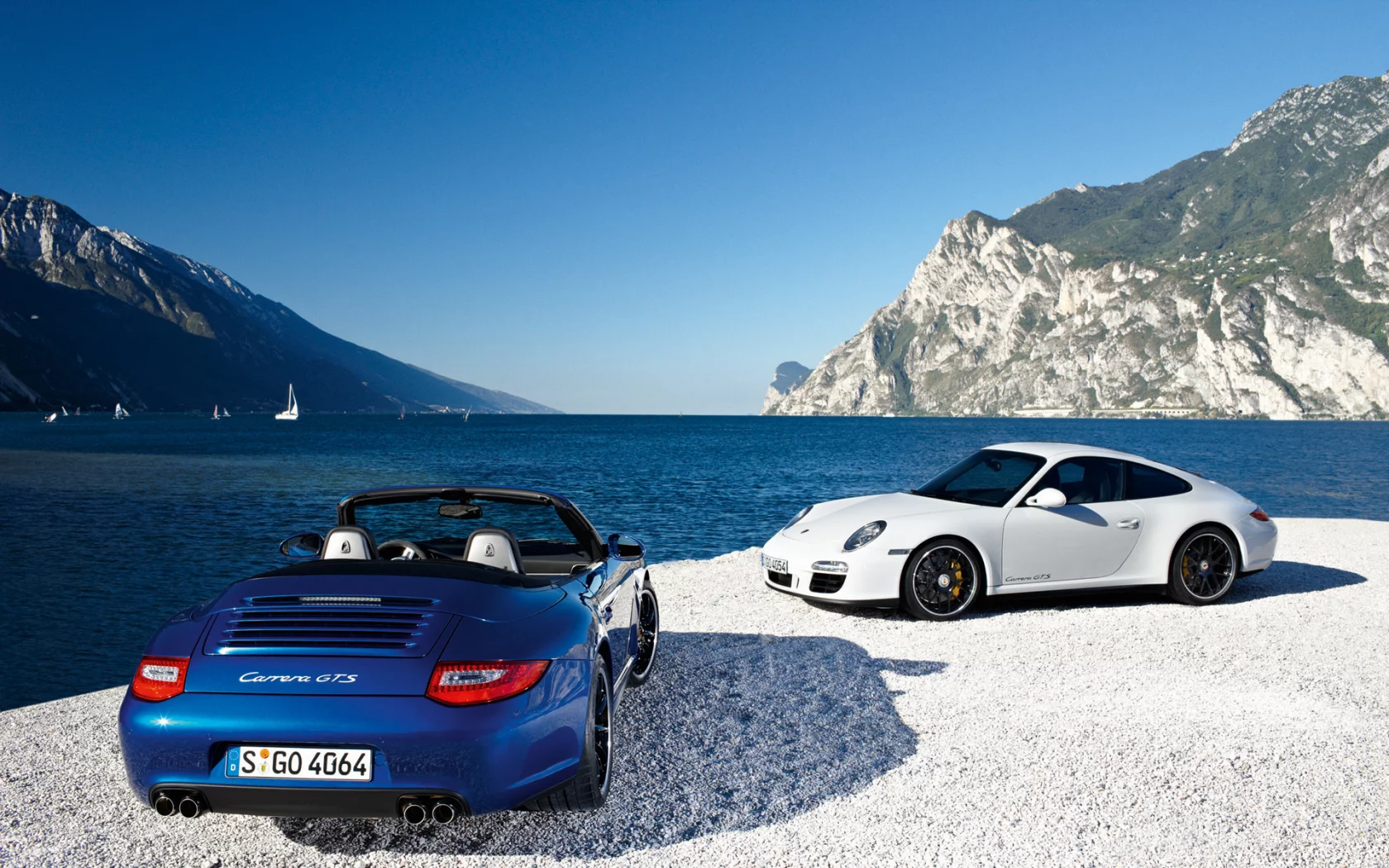 997, porsche, синий, белый