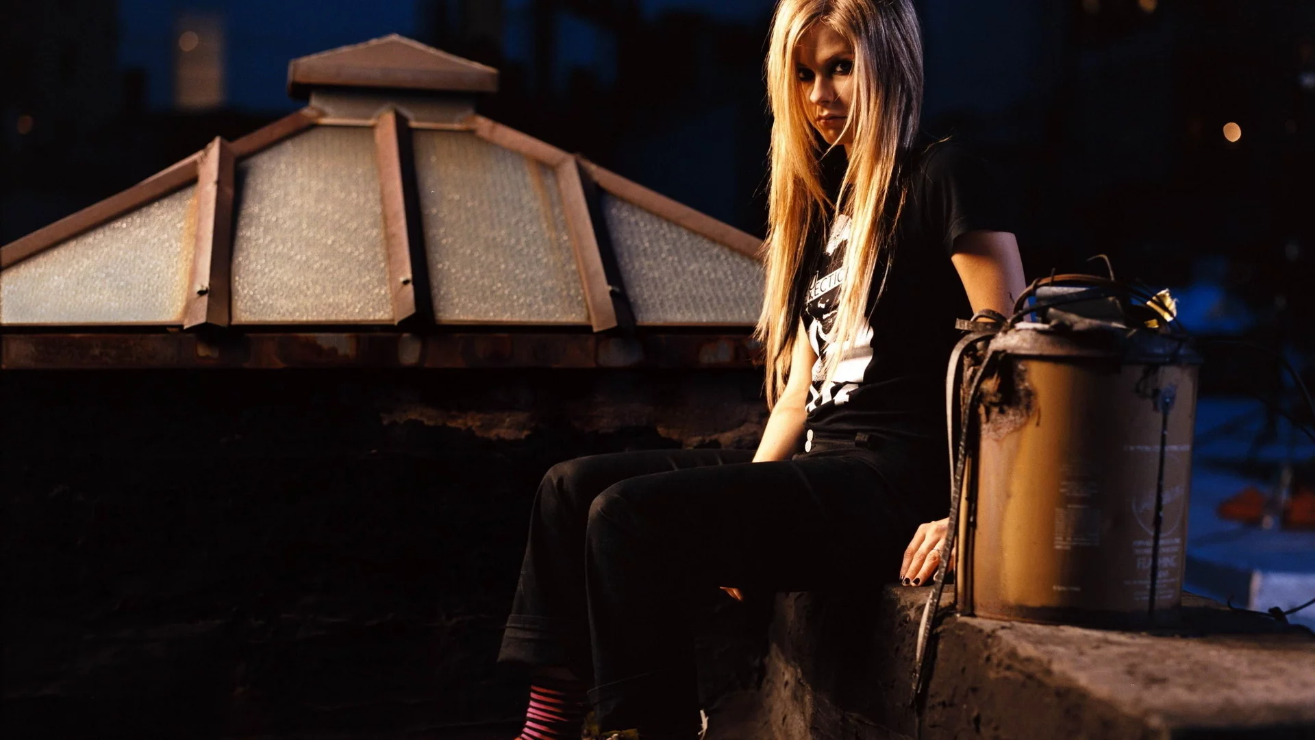 аврил лавин, крыша, avril lavigne