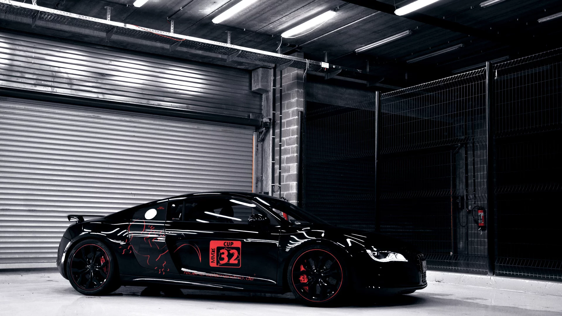 audi, black, sport, r8, tuning, v10