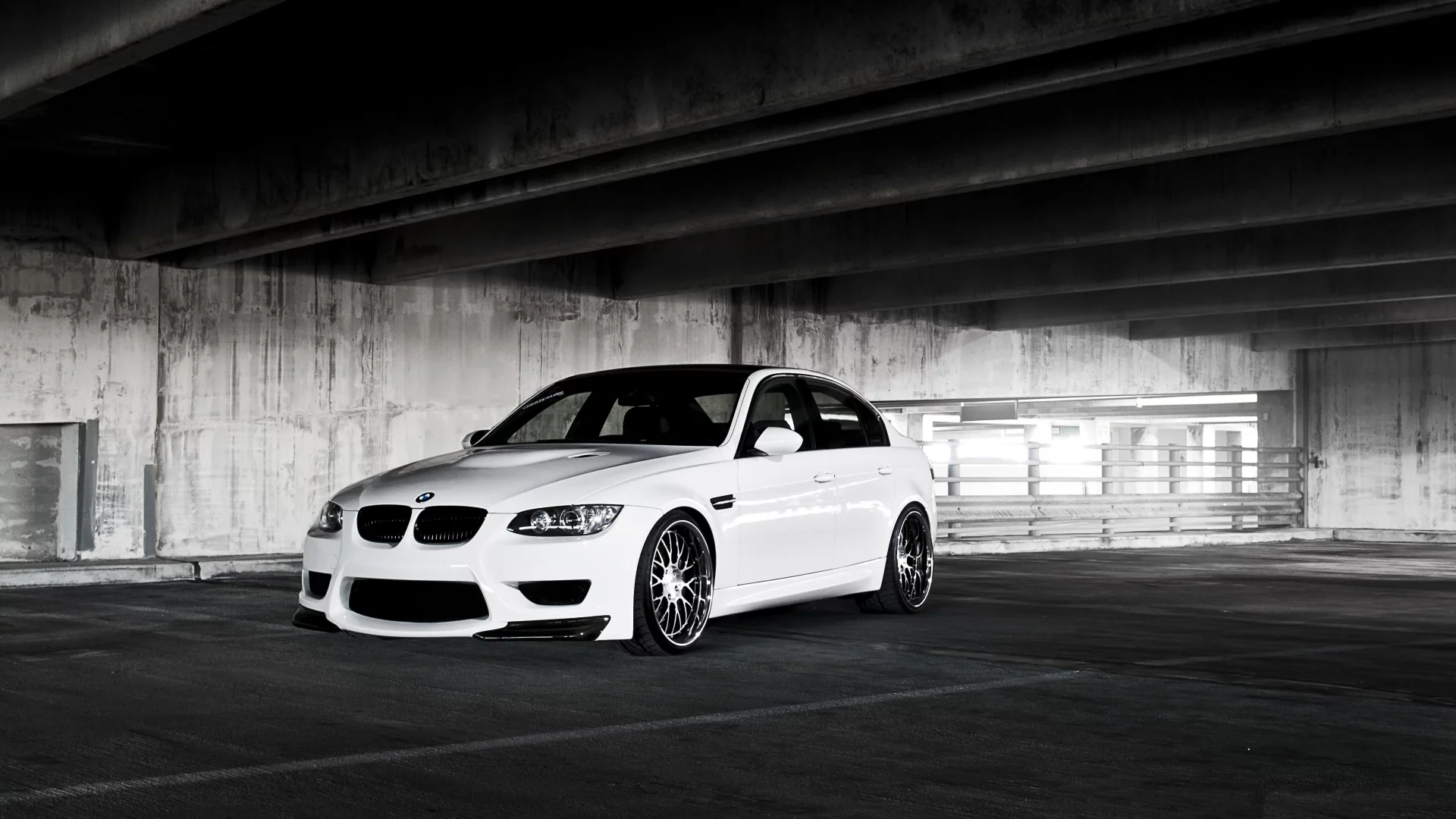 белый, white, e90, m3, парковка, bmw, бмв