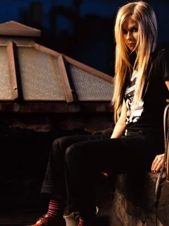 аврил лавин, крыша, avril lavigne