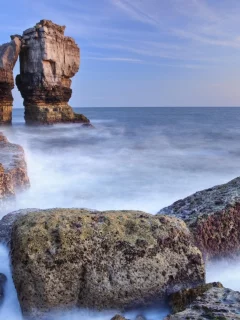 камни, англия, дорсет, скалы, море
