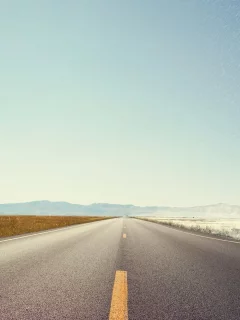 сезон, разметка, wallpapers, обои природа, дорога, поле, деревья, линия, природа