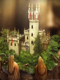 свет, the fantasy kingdom sim, рука, majesty2, замок