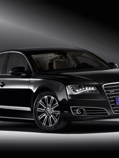 w12, ауди, черная, security, a8, audi, а8
