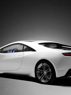 задняя часть, lotus, concept, white, esprit