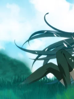 небо, ножницы, bakemonogatari, хитаги сэндзёгахара, истории монстров