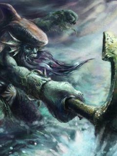 чудовище, tidehunter, тайдхантер, тайд, левиафан, leviathan, якорь, арт, art, дота, by furyon, dota, dota allstars, левитан