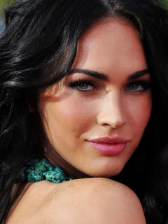 губы, лицо, megan fox, брюнетка, глаза, волосы, актриса, меган фокс