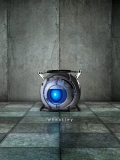 отражение, portal, wheatley