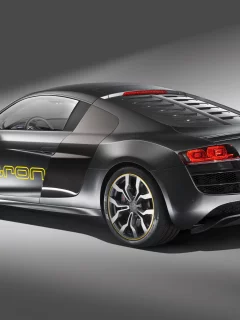 задняя часть, r8, audi, prototype, e-tron