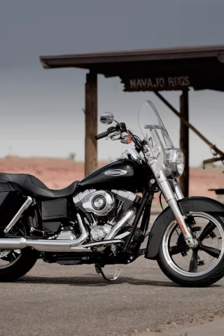харлей-дэвидсон, крыша, чёрный, dyna switchback, дюна свитчбэк, круизер, колёса, мотоцикл, байк, harley-davidson