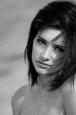 портрет, susan coffey, модель, чб, взгляд