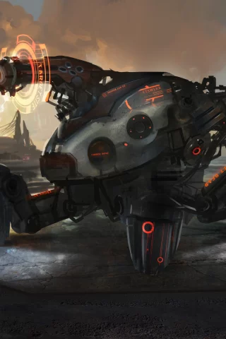 арт, mechanique, робот, человек, будущее, фантастика, by medders