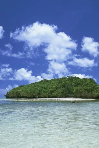 япония, острова, облака, море, окинава, океан