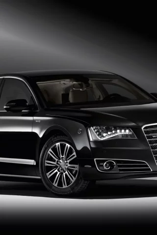 w12, ауди, черная, security, a8, audi, а8