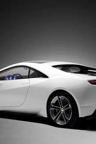 задняя часть, lotus, concept, white, esprit