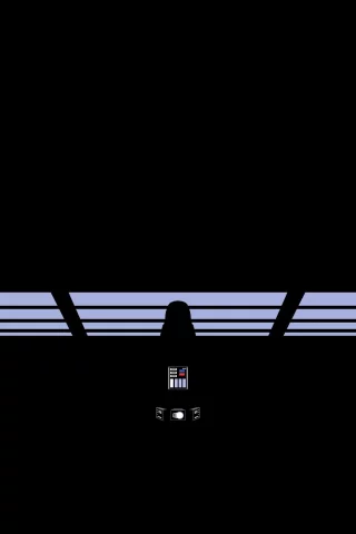 минимализм, темнота, силуэт, darth vader, star wars, дарт вейдер, тень